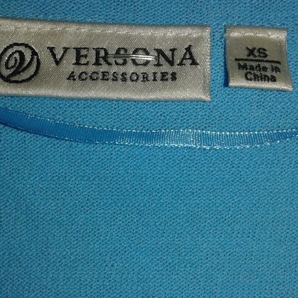 Versona Accessories Beautiful Blue Sweater - Picture 8 of 8